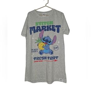 Stitch Market Gray Womens Sleep T-Shirt, Small, NWT!!!